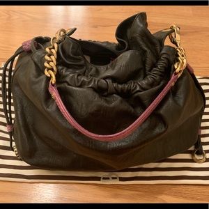 Henri Bendel vintage rare embossed logo bag 2008